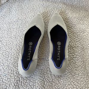 Rothy’s the Point - light Grey - 8.5